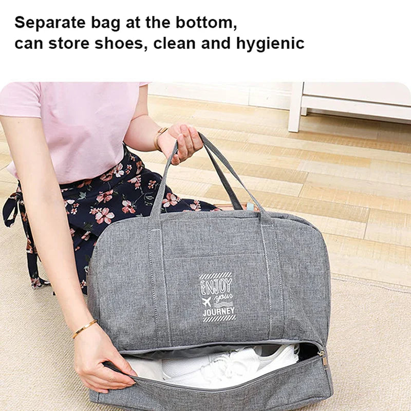 Lugviva Vouwbare Reisbagage voor Dames | Grote Weekendtas van Oxford Stof | Cabin Bagage voor Reizen, Dagelijks Gebruik en Sport