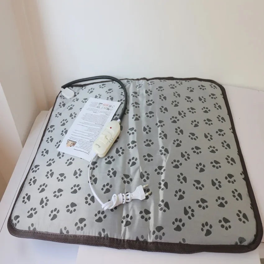 Verwarmingsmat voor Dieren PawTherm | Temperatuurcontrole & Timer | Waterdicht & Veilig | Voor Honden & Katten