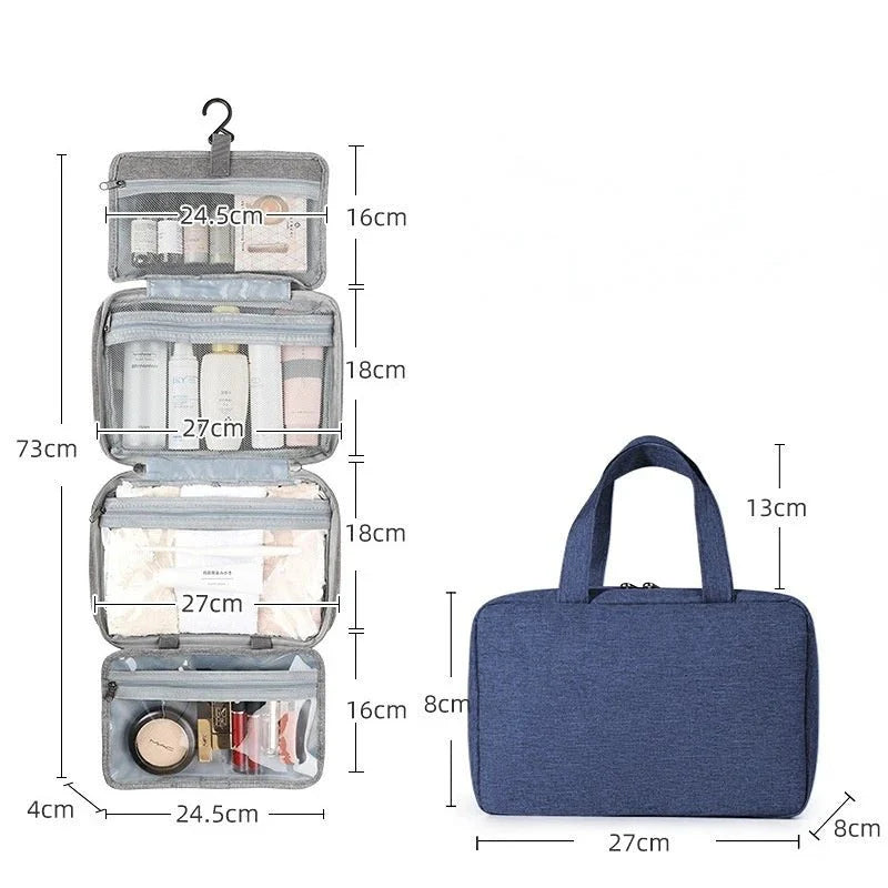 TravelTidy – Compacte cosmetica-organizer met 4 vakken