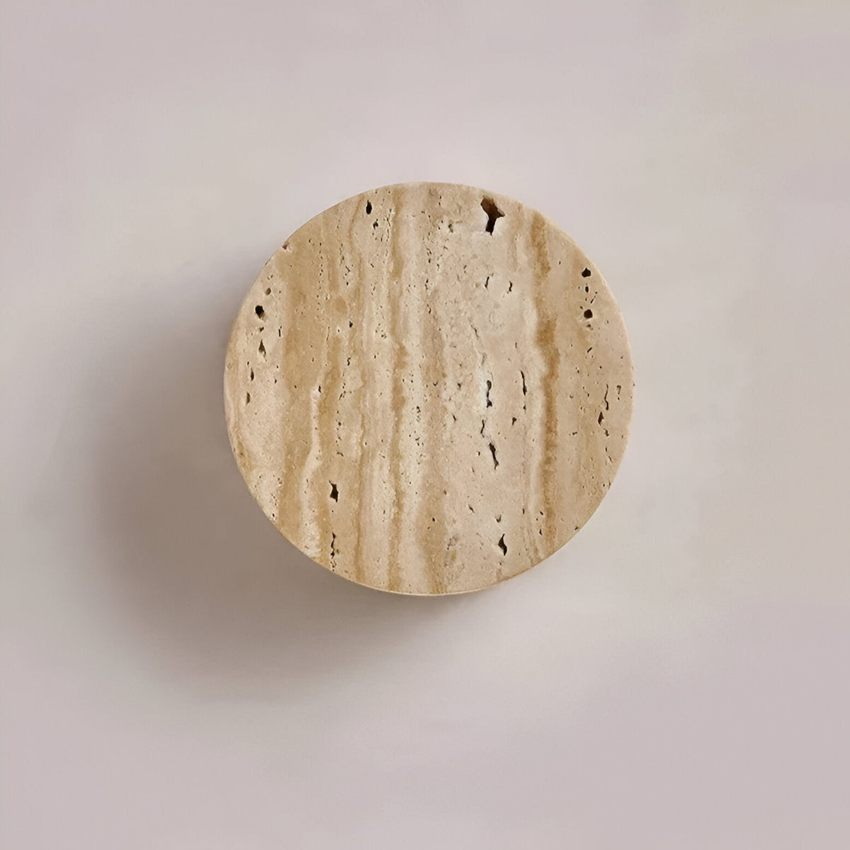 Japanse Wabi Sabi Natuurlijke Travertijn Steen Wandlamp