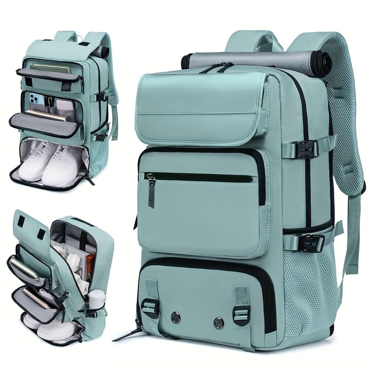 TRAVELMAX Pack – Grote waterdichte reisrugzak met USB-aansluiting
