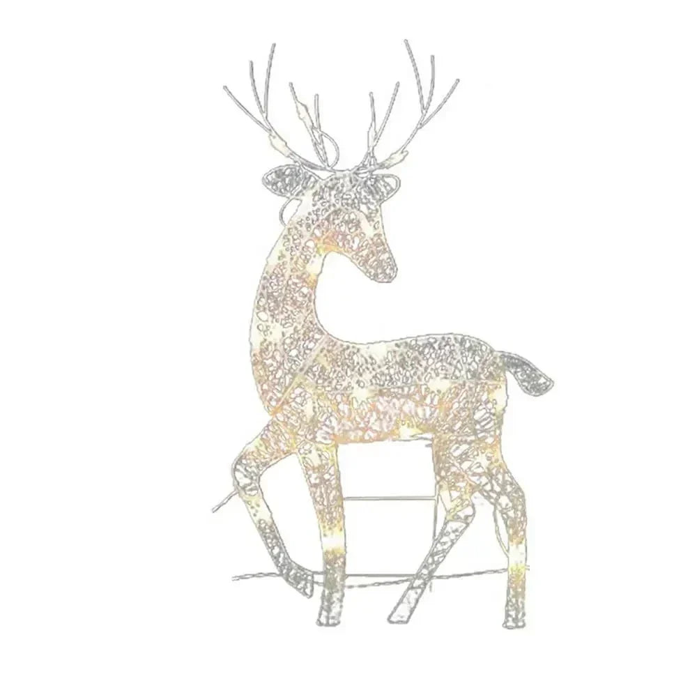 Skanto | Kerstverlichting Rendier Decoratie – Metaal Silhouet voor Buiten & Binnen
