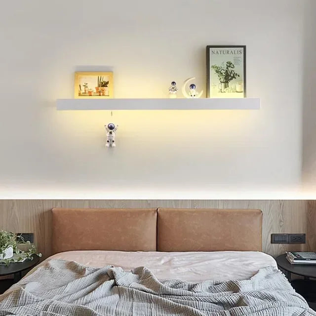 Luntheris - LED Wandlamp Met Nachtplankje