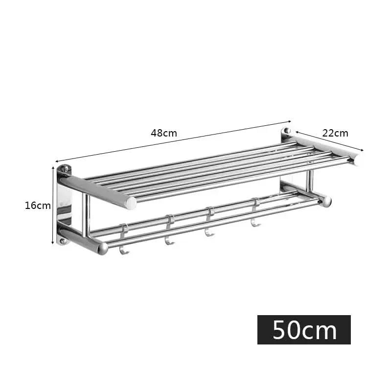 SteelRack RVS Handdoekenhouder – Ruimtebesparend & Stijlvol voor elke badkamer