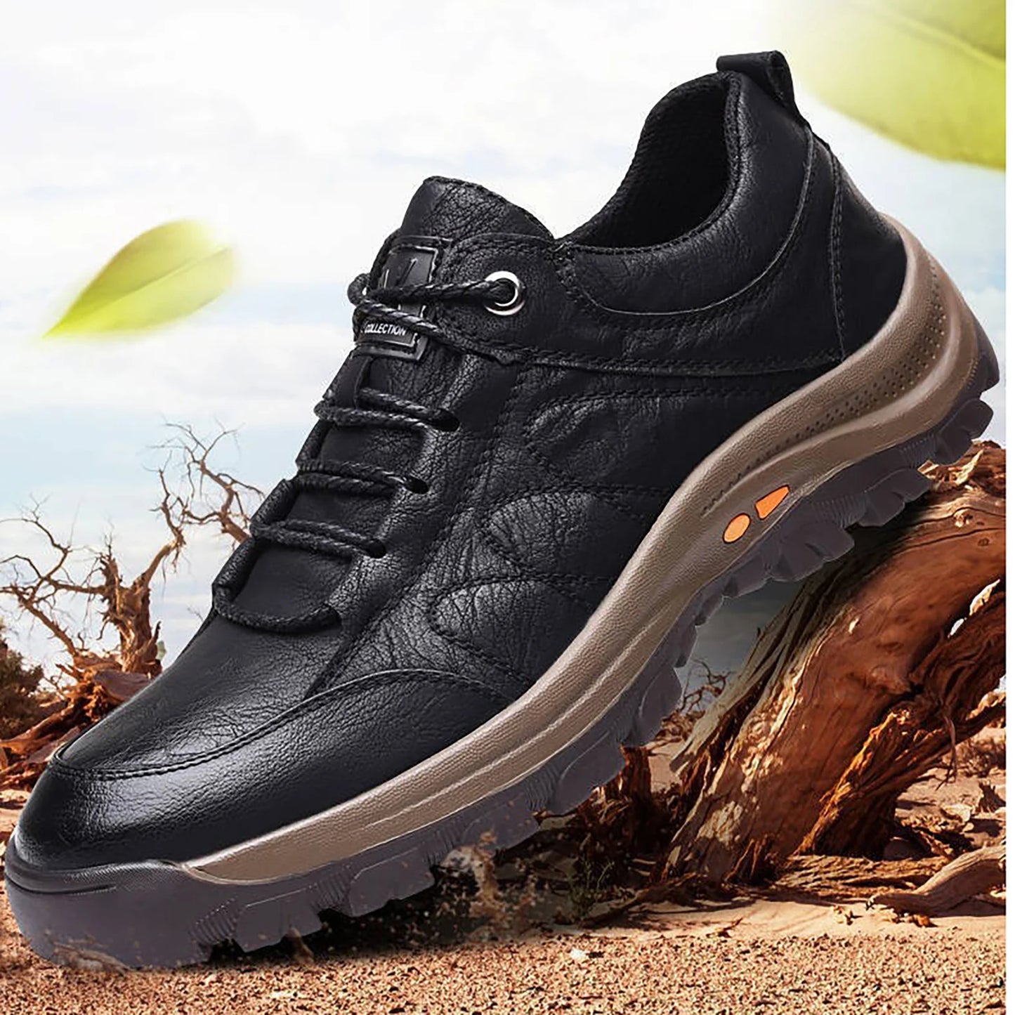 SummitStride Elite Wandelschoenen | Lichtgewicht, slijtvast leren schoeisel ontworpen voor bergbeklimmen en kampeeravonturen