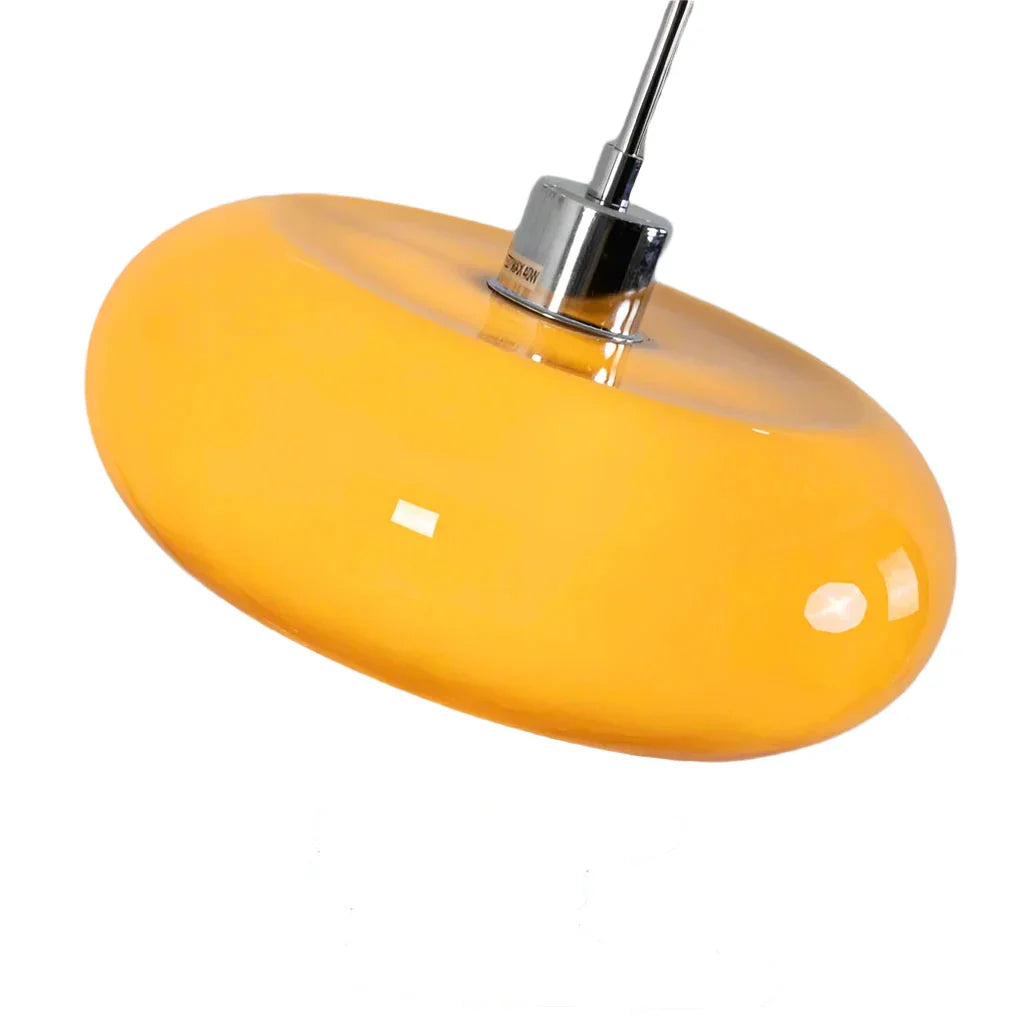 Hanglamp met opalescente lampenkap – een elegante retro Bauhaus stijl
