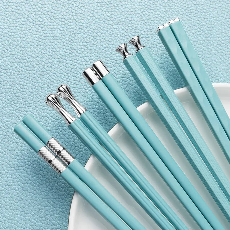 DineLux – Luxe eetstokjes set met verfijnde ontwerpen (5 paar)