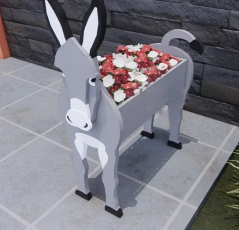 Tuinbedel dieren plantenbak | Schattige PVC plantenbakken voor bloemen, vetplanten en kruiden.