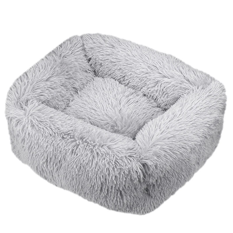 FurHaven Deluxe Dog Lounger | Lang pluche, wasbaar bed voor honden en katten