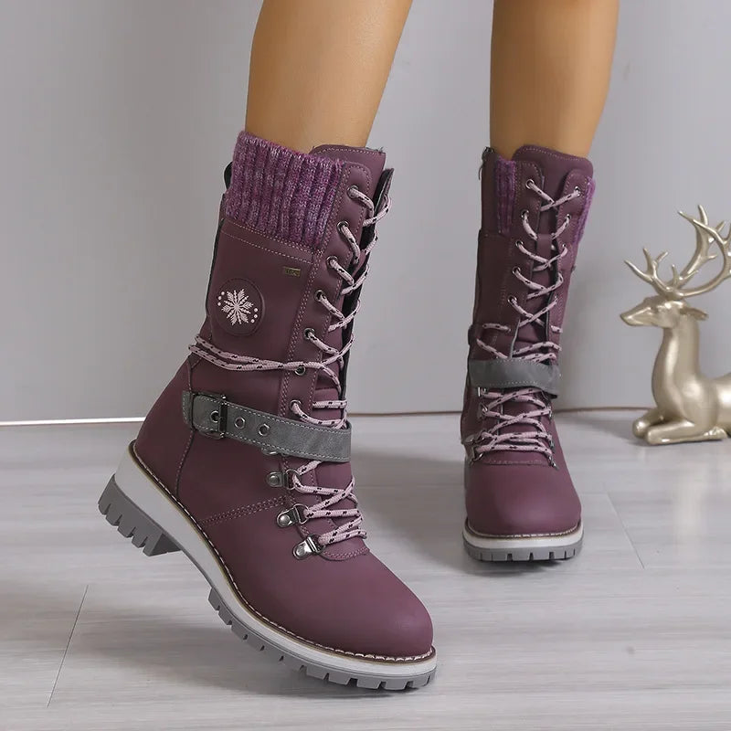 VelvetNest Luxe Fuzzy Boots | Gezellige, antislip winterlaarzen met zachte zolen en pluche fleece voering voor ultiem comfort en stijl