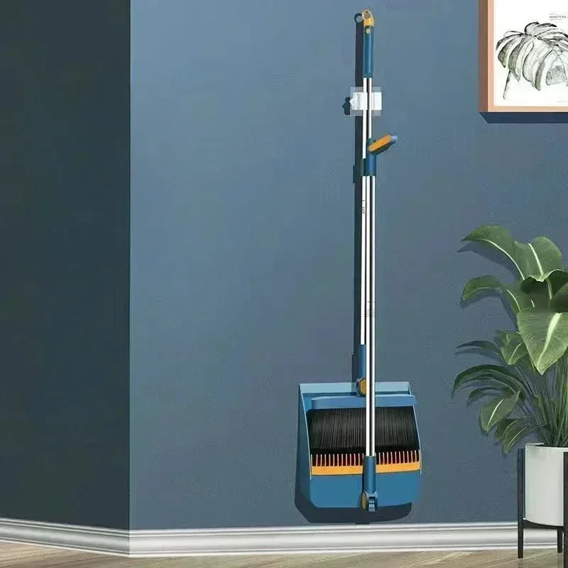 Skanto | Compacte Veegborstel- en Veegpan Set met Harenverwijdering en Opvouwbare Pan