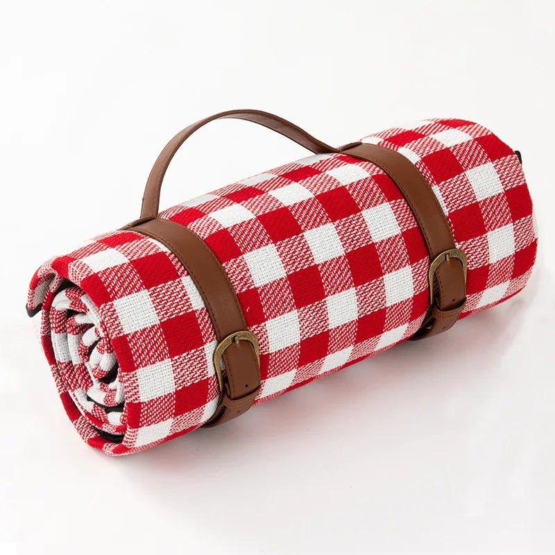 NovaPlaid | Waterdichte opvouwbare picknickdeken met draagriem | Brehn