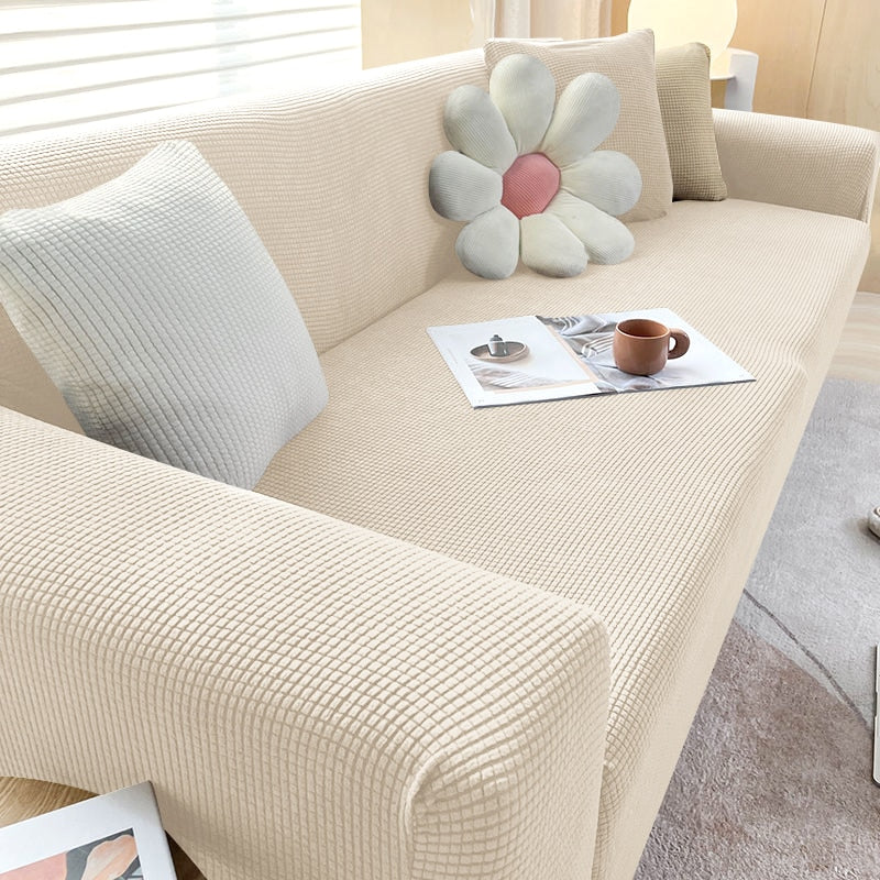 Comfort Fit Sofa Slipcover | Elastisch, morsbestendig, modern ontwerp Geniet van een perfecte pasvorm die je bank moeiteloos beschermt en verfraait.