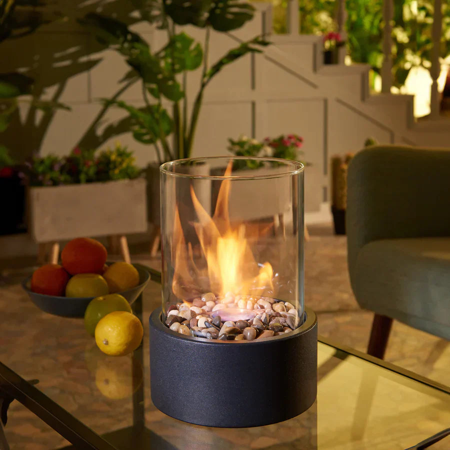 LumiFlame - Draagbare tafelhaard voor een moderne sfeer