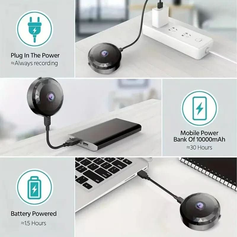 Magnetische Mini WiFi Camera 1080P HD voor Discrete Bewaking
