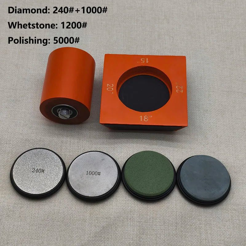 EDGECRAFT – Verstelbare Rol-Messcherper met Diamant-Slijpschijf