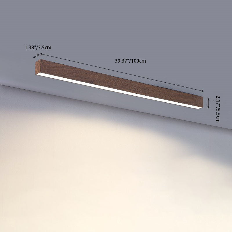 LumiGrain LED-Plafondlamp in Houtlook