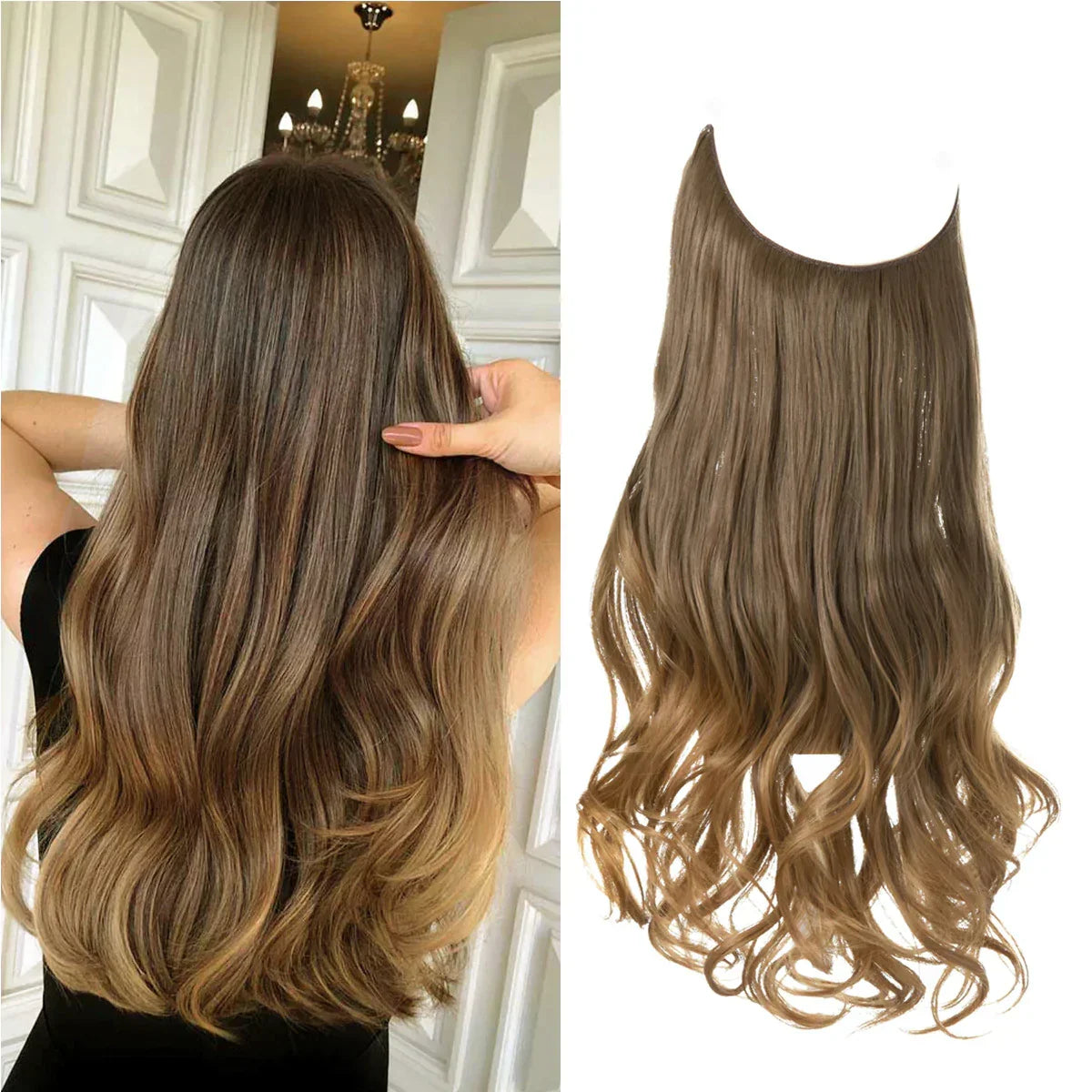 SecretHair | Premium Echte Haar-Extensions | 100% REMY-Kwaliteit | Naadloos Volume & Lengte | Natuurlijke Glans | Hittebestendig & Duurzaam