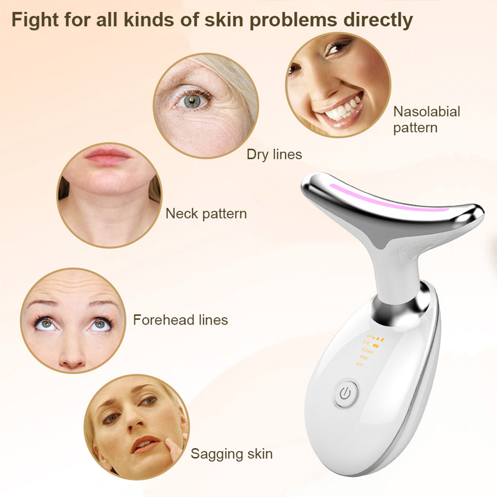Skanto | LED Photon Therapie Anti-Rimpel Dubbele Kin Verwijderaar