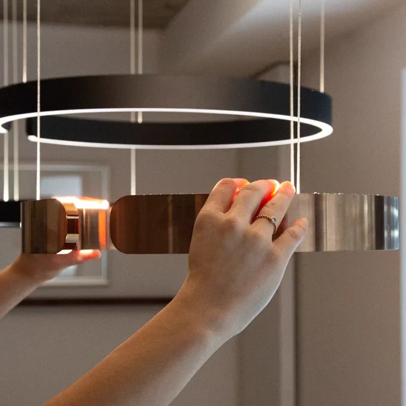 Moderne LED-lamp in ringvorm – elegante ronde plafondlamp