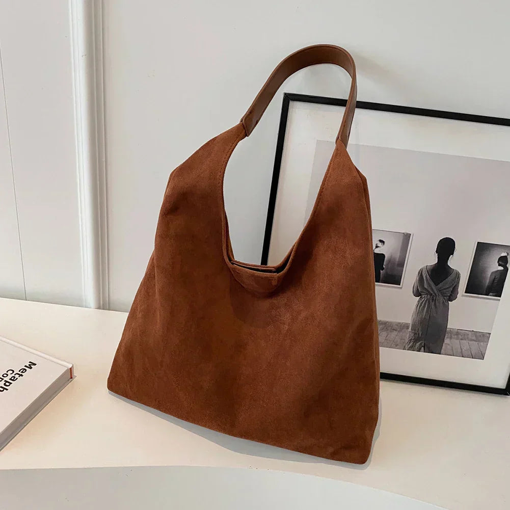 Tote Tas in Natuurlijke Fluweel