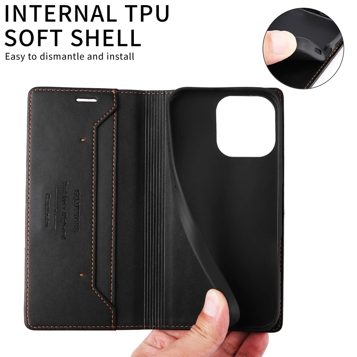 RFID Flip Kunstleer Samsung S25/S24/S23 Magnetische Portemonnee Hoes