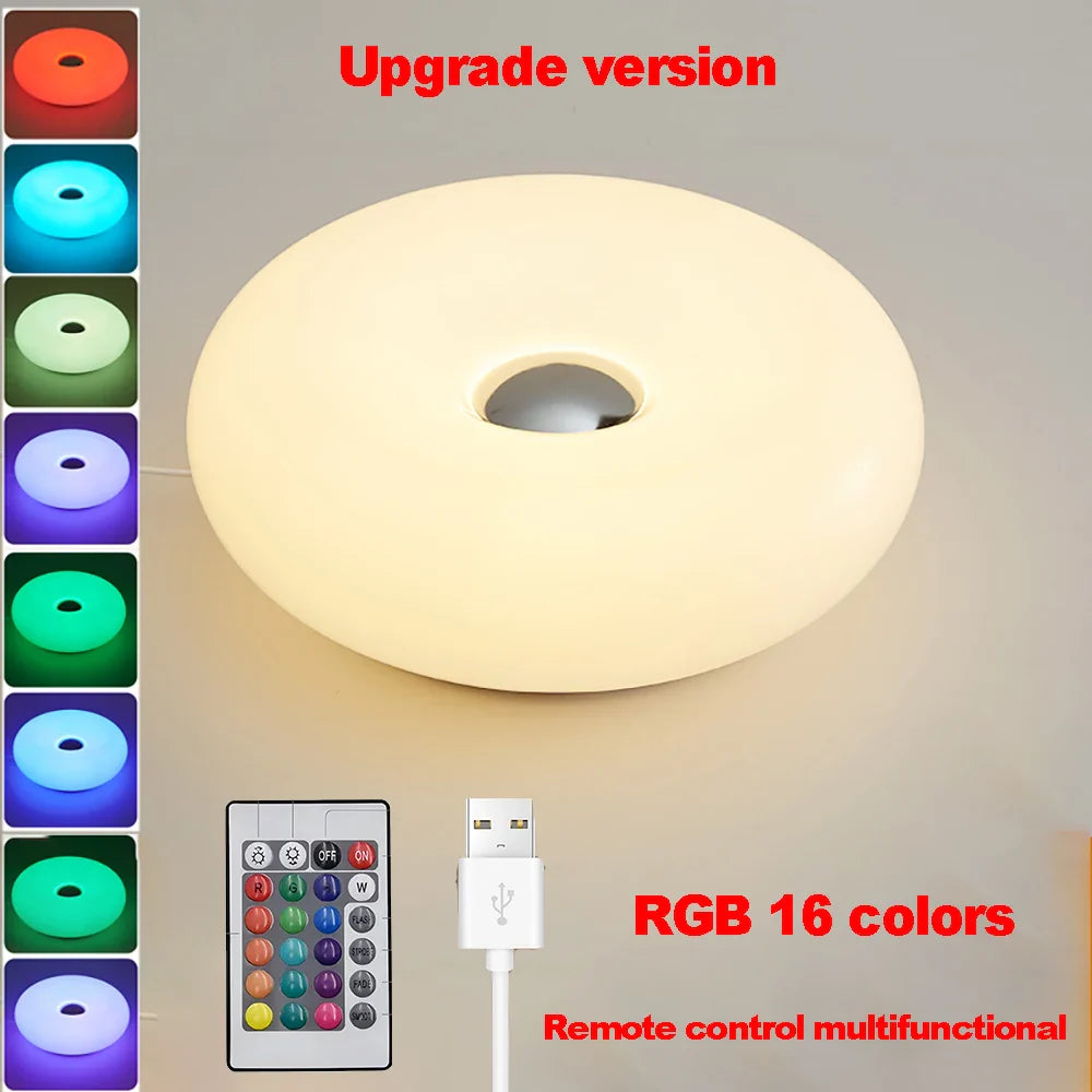 AURORA GLO LED-Lamp | RGB16 & Traploos Dimbaar | Touch- & Afstandsbediening | USB