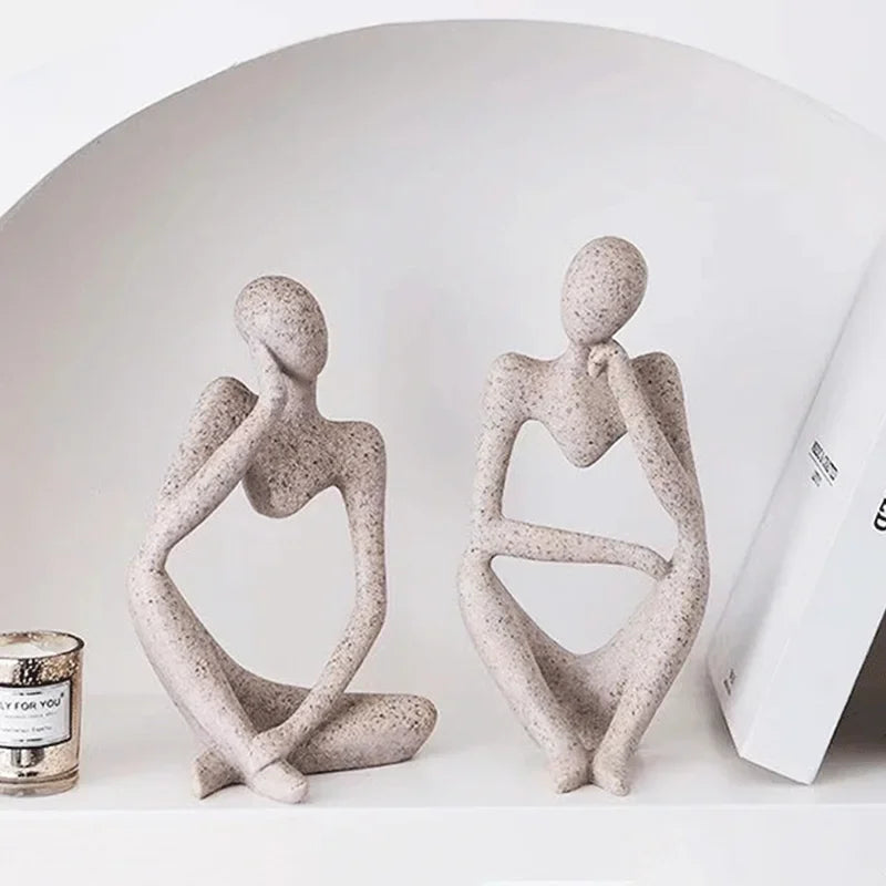 Minimalistische decoratie met abstract patroon