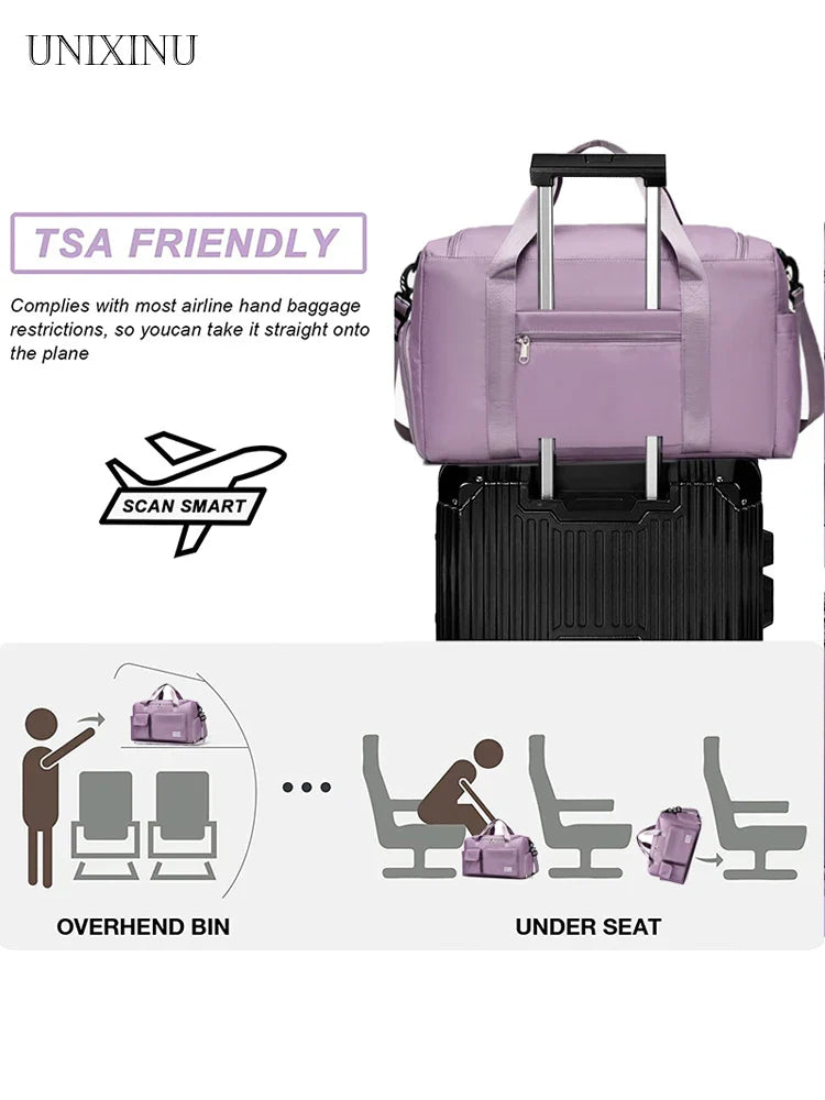 Reistas Veyora WeekAir | 35 L Capaciteit | Met Schoencompartiment & Nat-/Droog-scheiding | Voor Vliegtreinen, Sport & Weekenduitstapjes
