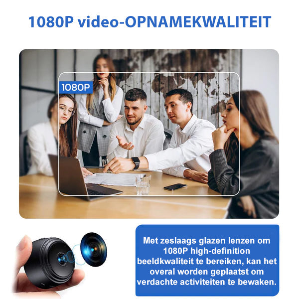 SafeView 160 | Draadloze Beveiligingscamera voor Thuis met HD Nachtzicht