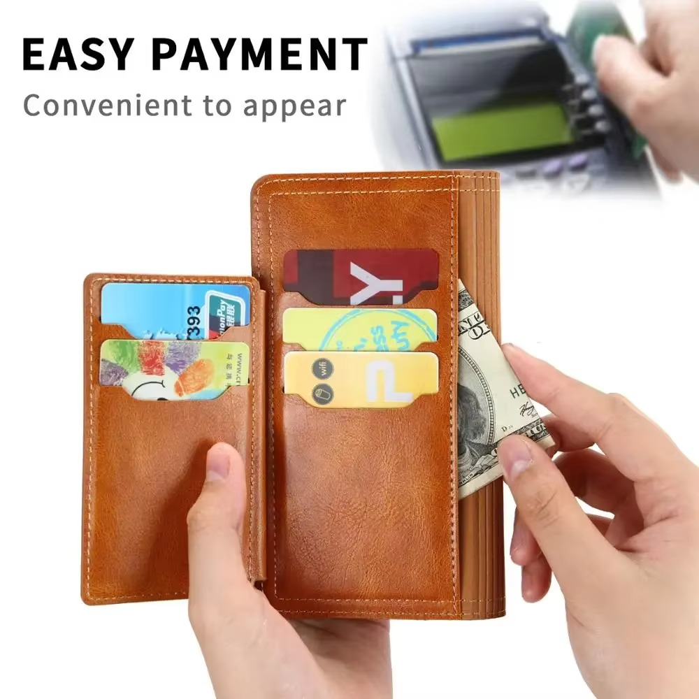 Skanto | Premium Leer iPhone Flip Portemonnee & Stand Case