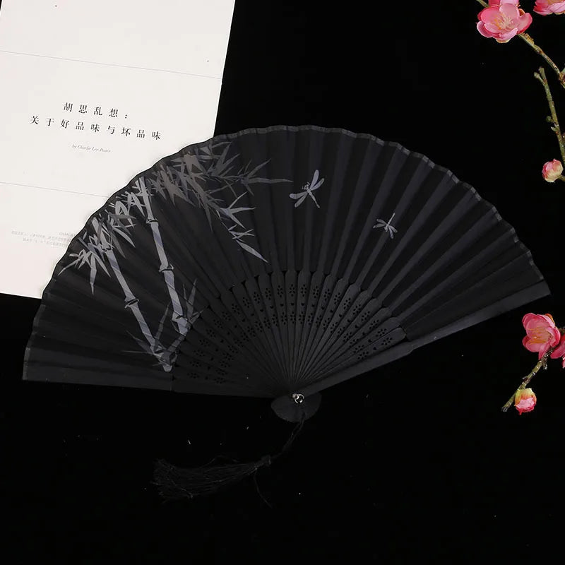 Traditionele Japanse Stijl Bloemen Handventilator