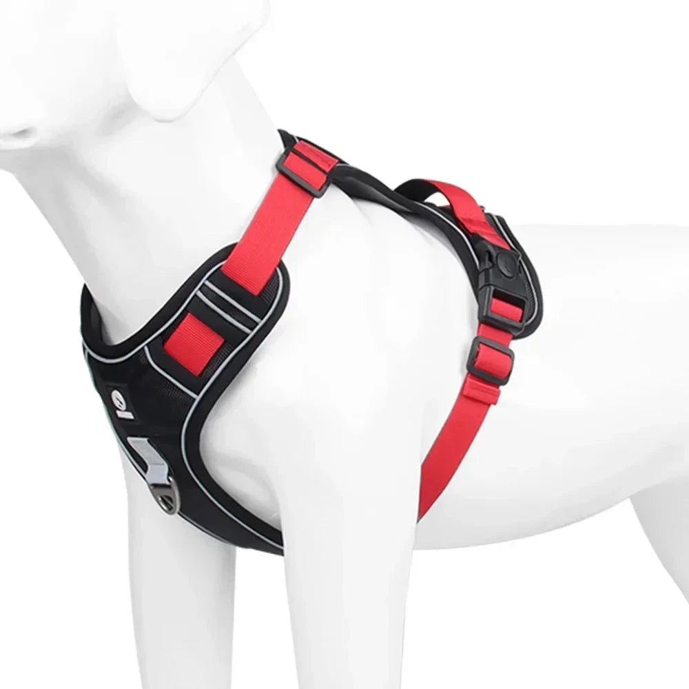 LuxPaw | Reflecterend no-pull harnas met superieur comfort en ademend vermogen