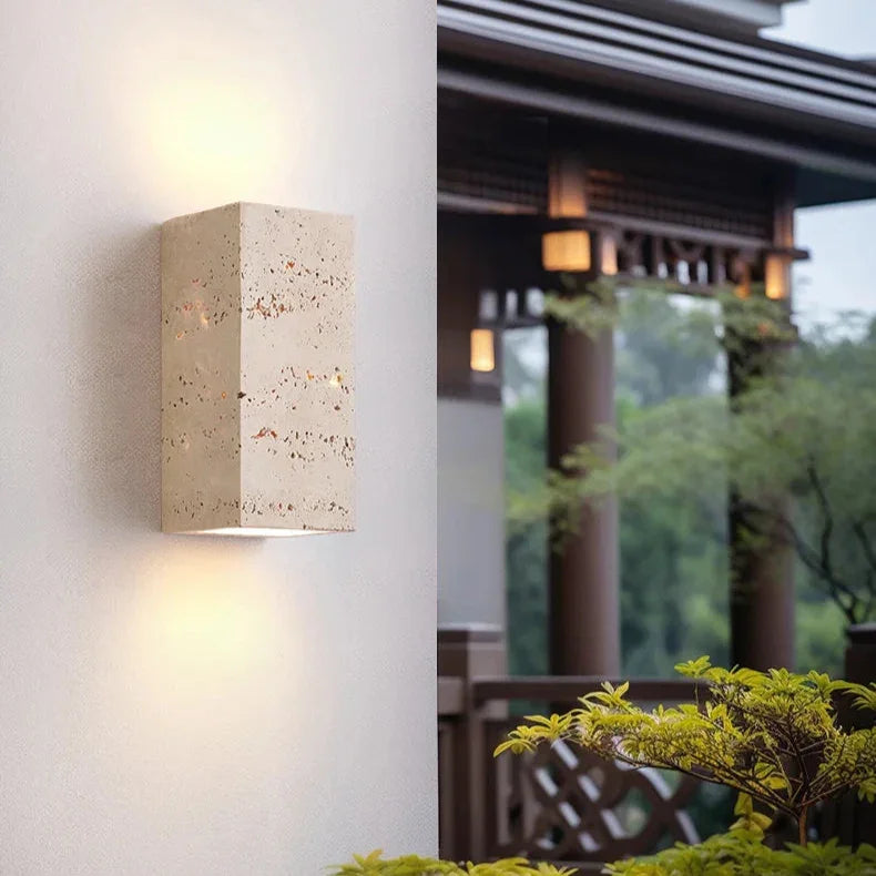 Vadalie Travertine Wandlamp