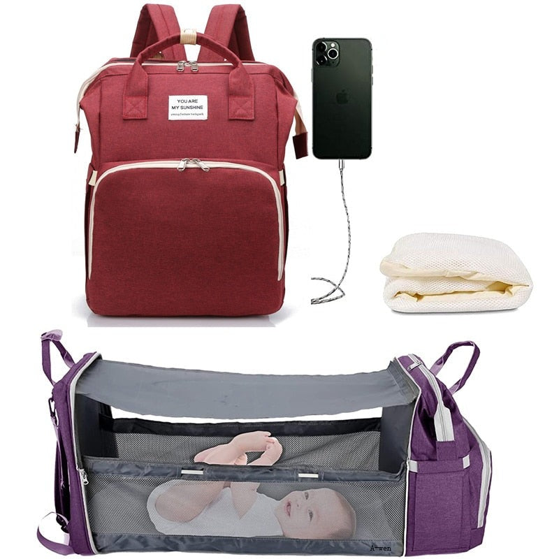 2-in-1 luiertas voor baby's