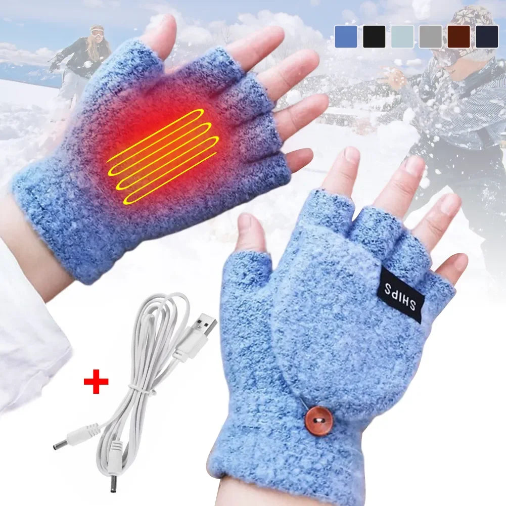 USB oplaadbare warme Wave verwarmde handschoenen
