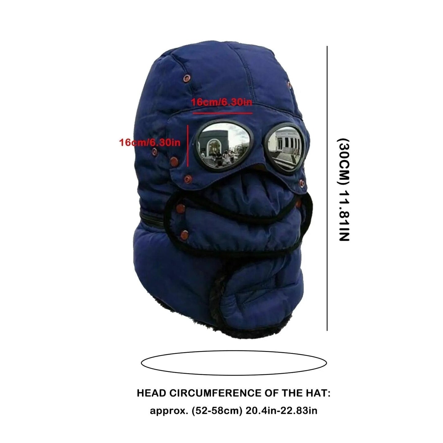 Polar Vision Thermo Winddichte Gezichtsbescherming Beanie