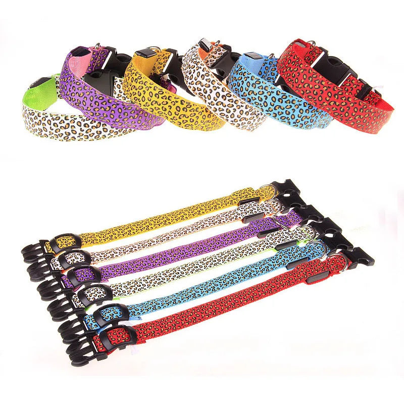 NightGlow LED Hondenhalsband | Veilig en zichtbaar wandelen met deze lichtgevende hondenhalsband