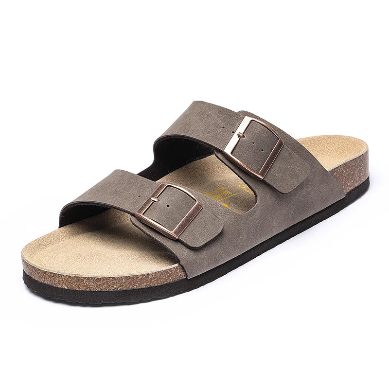 Aurelius Luxe Zomer Slippers | Stijlvolle en comfortabele huisschoenen voor mannen, perfect voor stranduitstapjes en casual wear, beschikbaar in maten 35-46.