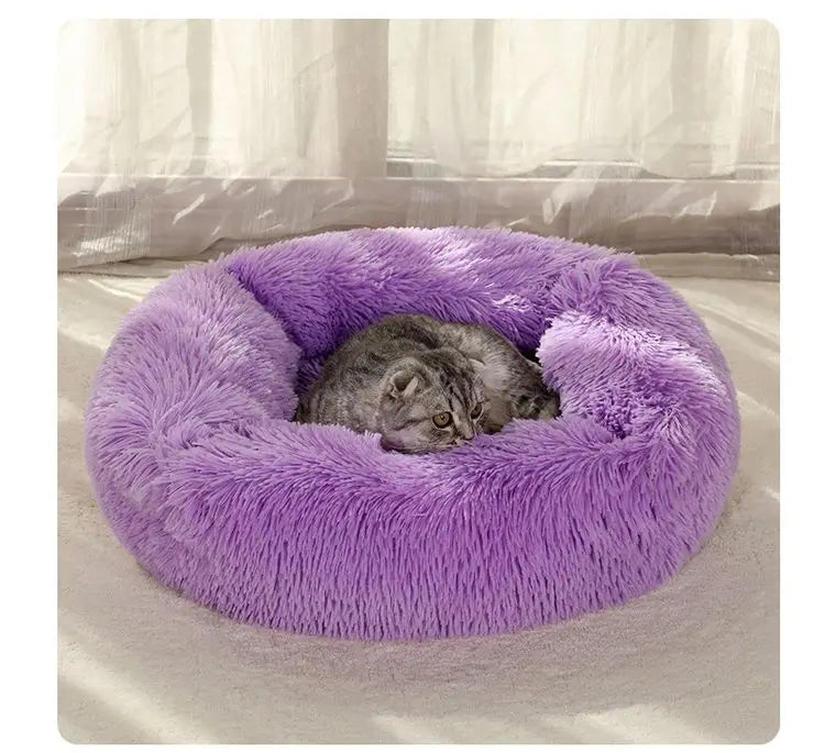 FurHaven Deluxe Dog Lounger | Lang pluche, wasbaar bed voor honden en katten