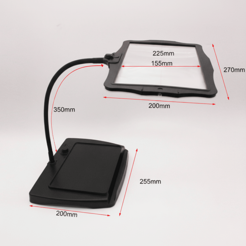 HANDWERK LUX – Tafel vergrootglas met LED voor nauwkeurig werk en heldere details