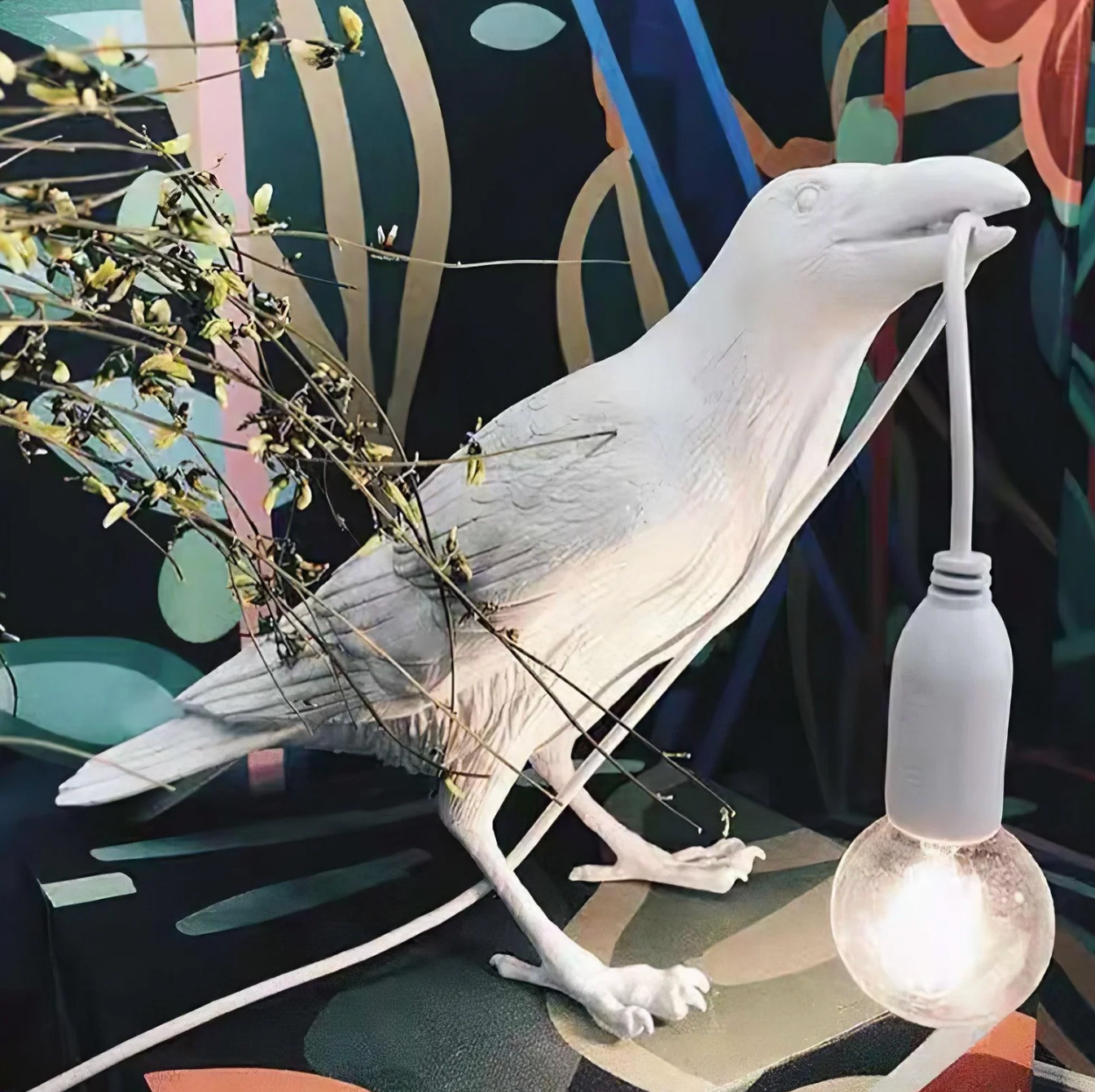 Raven Tafellamp Moderne Vogel Licht Decoratieve Bureau Lamp