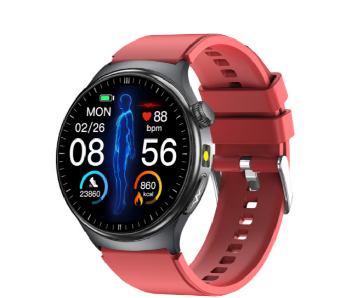 KL482 Smartwatch – AMOLED-skärm | Puls-, syresättnings- och blodtrycksmätare