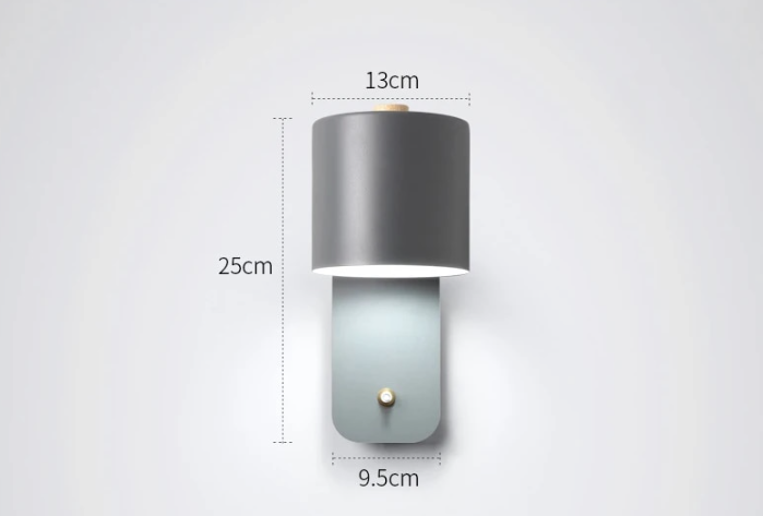 LED Wandlamp met Schakelaar | Modern Metaal Design