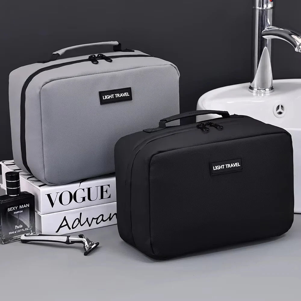 Packvard Heren Toilettas Reis | 24×16×11 cm | Waterafstotend & Scheurvast | Met Handvat & Veel Opbergruimte