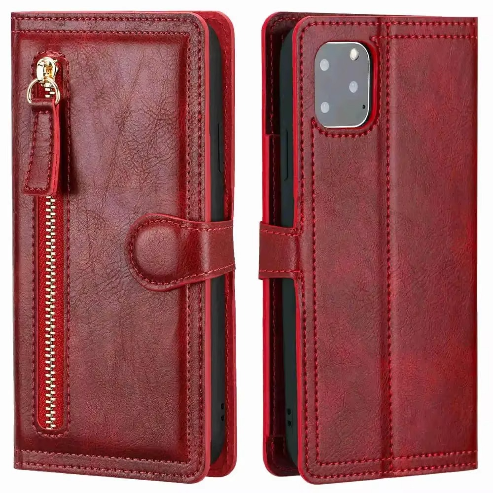 Skanto | Premium Leer iPhone Flip Portemonnee & Stand Case