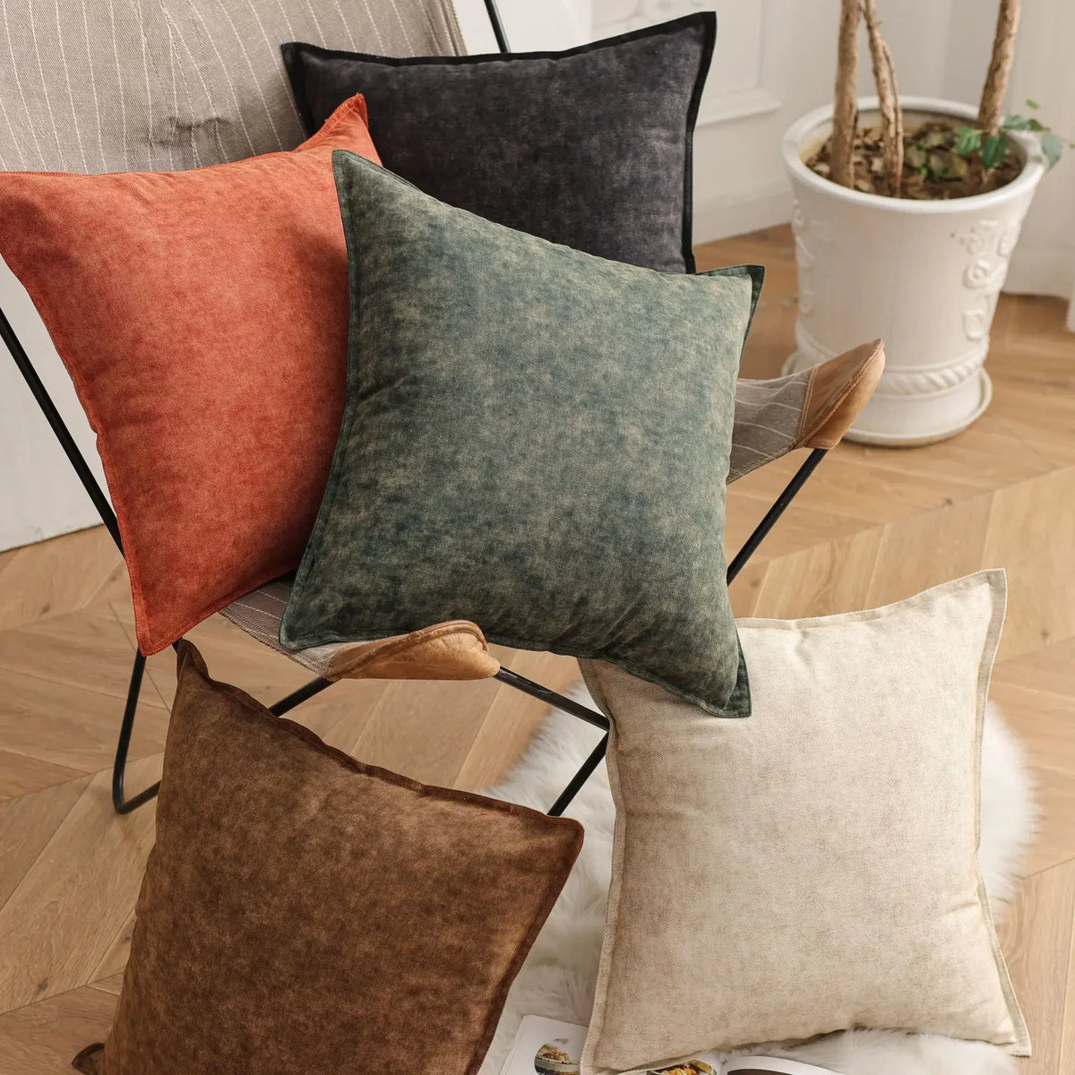 Denim Kussenhoes Collectie van Elenorra