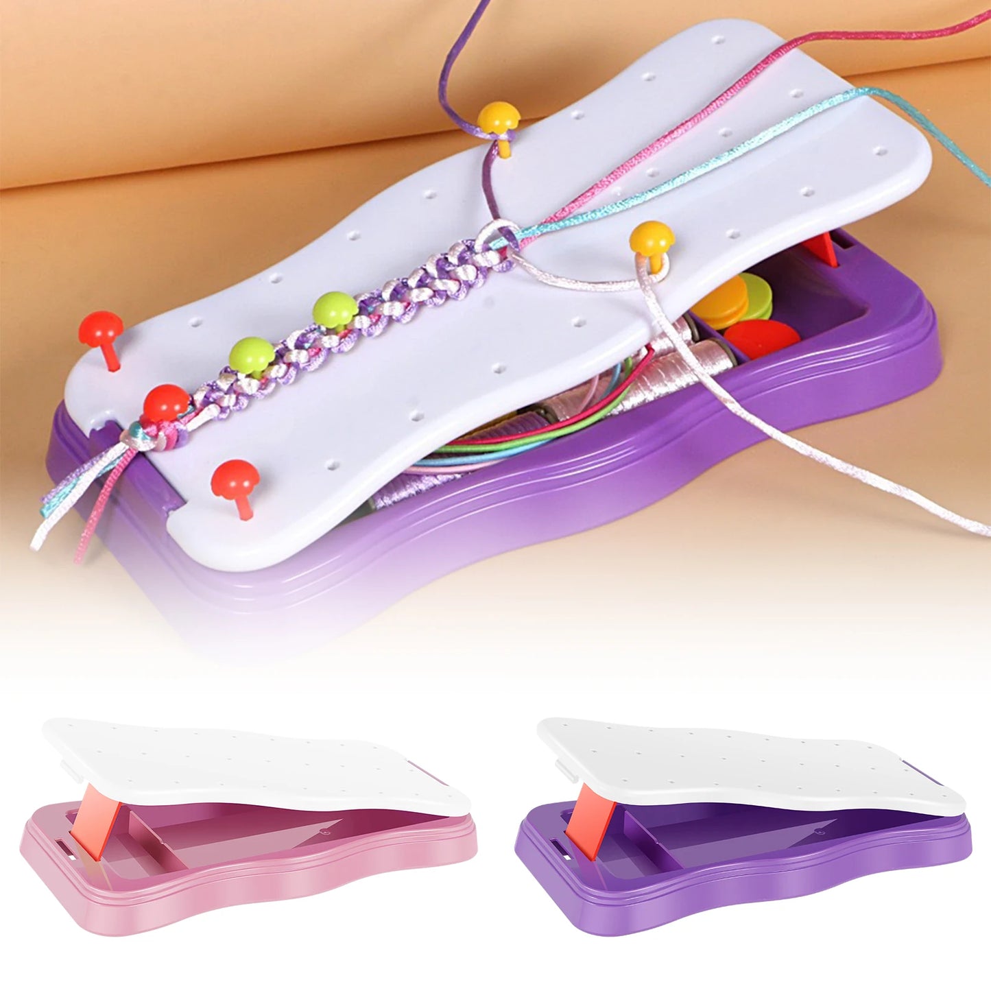 CraftElegance Artisan Bracelet Kit | Verhoog je creativiteit met deze DIY sieradenmaakset voor het maken van prachtige vriendschapsarmbanden.