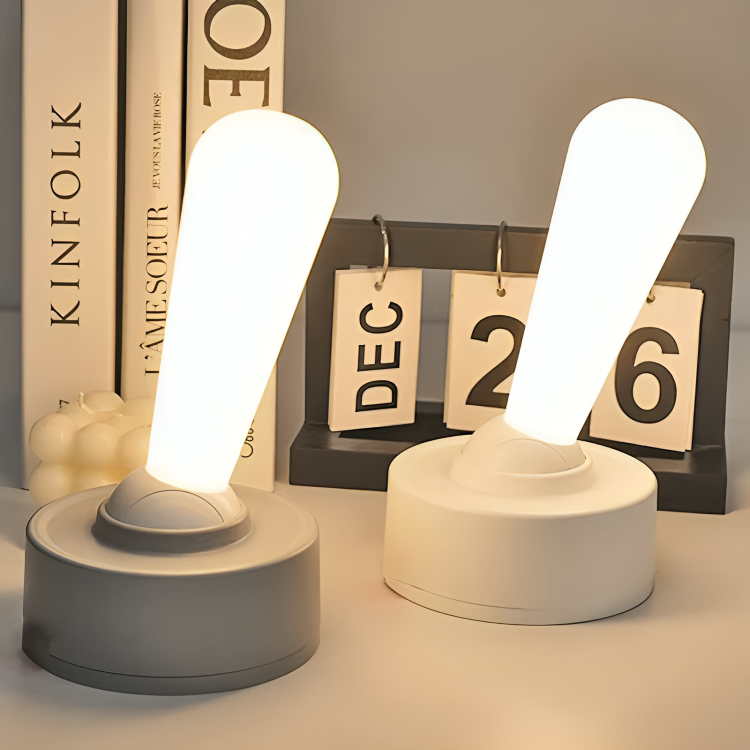 Nachttafellamp & Accu Tafellamp | LED Dimbare Vloerlamp in Modern Joystick-Design | GlowDo