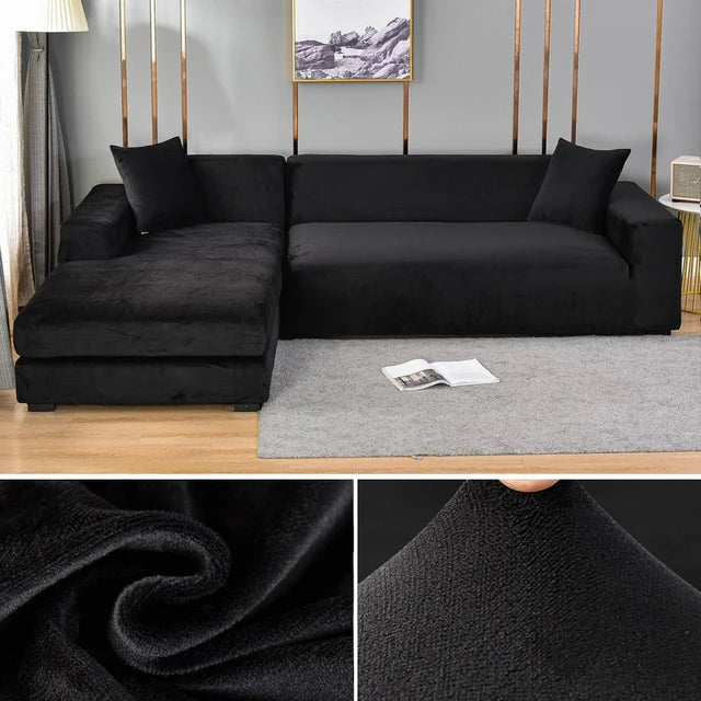 SofaSnug - Elastische sofa hoes van fluweel die uw geld bespaart